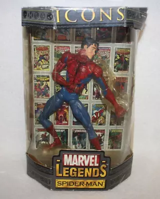 Unmasked Spider-Man Marvel Legends Icons 12  Figure 2006 Toybiz Peter Parker • $49.95