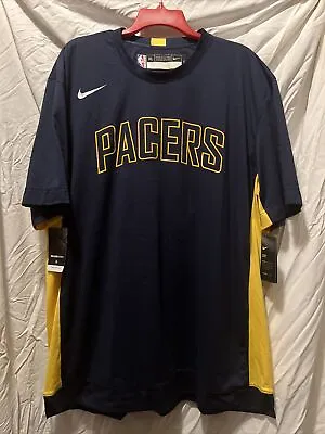 Nike NBA Indiana Pacers Team Issued Warmup Practice Shirt AV0933-419 XL Tall • $59.99