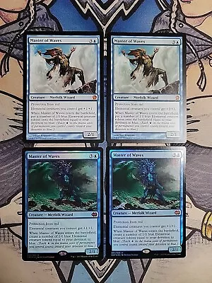 4x Master Of Waves (2 Are Foil) - NM/LP Mixed Sets MTG Magic • $8.75