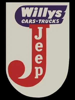 $88.88 • Buy 1946 Willys Jeep Service New Metal Sign - 18  X 24  USA STEEL XL Size - 4#