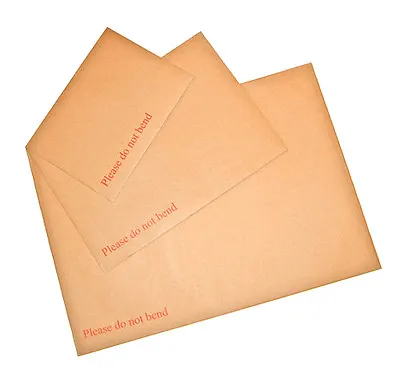 A5 / C5 - A4 / C4 -A3 / C3 Hard Board Backed Envelopes Seal Packing Packaging • £1.15