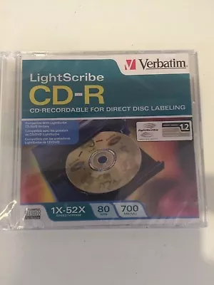 Verbatim Lightscribe Cd-r Direct Disc Labelling Cd • $30