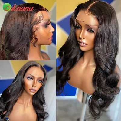 Orange Ginger Brown Lace Front Human Hair Wigs Body Wave Pre-Plucked For Women • $97.71