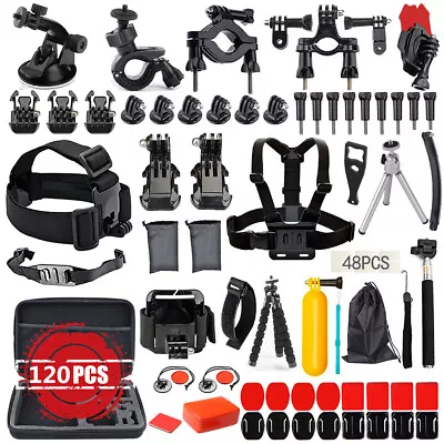 GoPro Accessories Action Camera Accessory Kit Bundle Chest Strap Head Mount Hero • £6.99