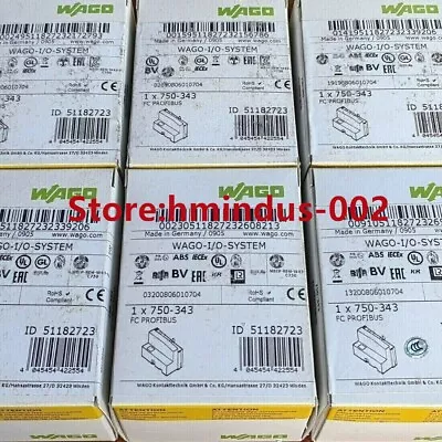 WAGO 750-343 Buscoupler DeviceNet Module PLC Adapter New In Box 750343 • $178