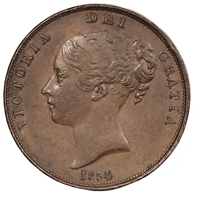 1854 Queen Victoria Penny (#3810) • £30