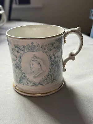 Queen Victoria Diamond Jubilee Harrods’ Mug 1897 • £10