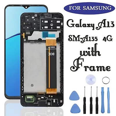 For Samsung Galaxy A13 4G SM-A135 Screen Replacement LCD Display Touch Digitizer • £14.99