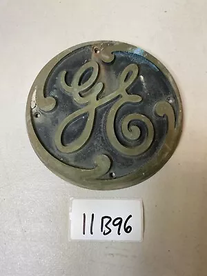 Rare Vintage General Electric Logo Cast Iron Brass 145916D Sign Emblem 11B96 • $479.99