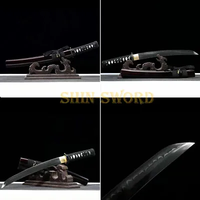 Battle Ready Clay Tempered Japanese Tanto Sword Razor Sharp Short Sword Dagger • $156