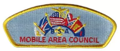 BSA Mobile Area Council CSP Patch YEL Bdr. [PW1308] • $4.95