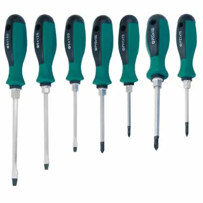 Br眉der Mannesmann Seven Piece Screwdriver Set 11115 GOOD • £30.31