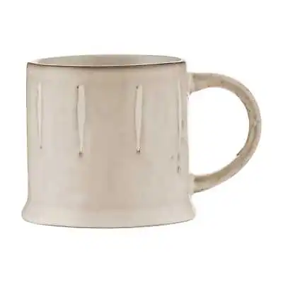400ml Reactive Mug Cream Stoneware Coffee Hot Latte Cappuccino Drinking Mug • £9.50