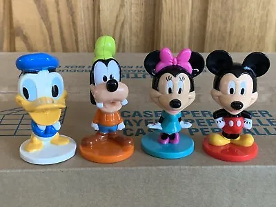 Disney: Goofy Donald Duck Mickey Mouse & Minnie; Kellogg's 3  Figurine Toy Set • $1.49