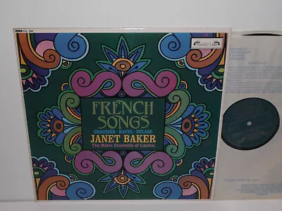 SOL 298 Chausson Ravel Delage French Songs Janet Baker The Melos Ensemble • £12.99