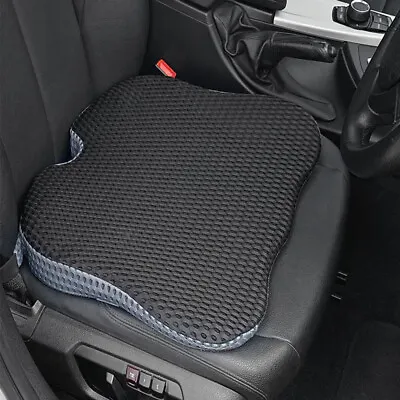 Memory Foam Thick Car Front Seat Cushion Office Chair Wedge Breathable Pad Mat X • £16.32
