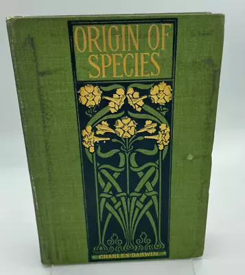 The Origin Of Species By Charles Darwin 1890s Caldwell Edition HC Book • $84.99