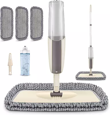 Microfibre Mop Floor Mop With Spray For Floor Cleaning  Mop For Laminate Wood T • £25.13
