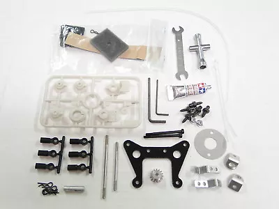 NEW TAMIYA NOVAFOX Tools/Rear Shock Tower & Servo Saver Tie Rods FOX UF21 • $8.19