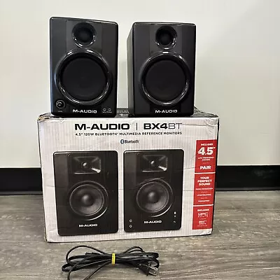 M-Audio Studiophile AV40 Speakers (Powered) Tested Working Great • $75