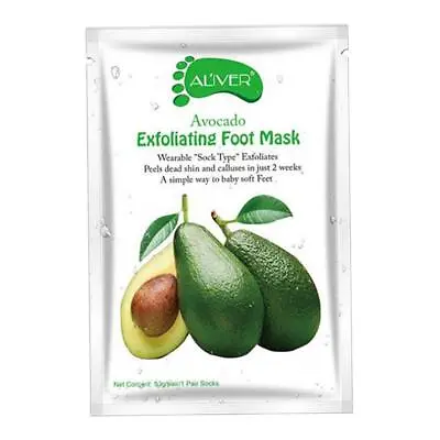 Men Women Foot Peeling Mask Avocado Exfoliating Callus Dead Skin Heels • £4.39