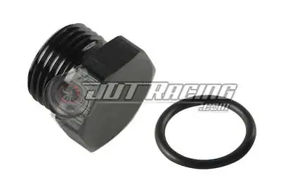 -6AN ORB Hex Head Block Off Port Plug With O-Ring Black Aluminum AN6 AN Fitting • $7.99