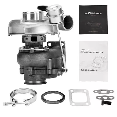 Universal V-Band Turbo Turbocharger With Free Gaskets T3 Flange  .63 AR Oil Cold • $199.99