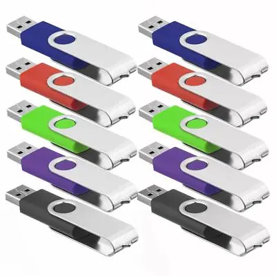(10 Pack) USB Flash Drive Memory Stick Pen Drive U Disk 64MB 4GB 8GB 32GB LOT • $35.20