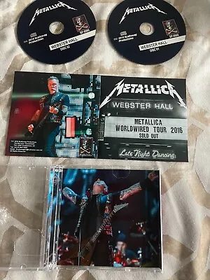 Metallica Double 2-cd: Webster Hall! Live In Nyc 2016 Small Club • $28.44
