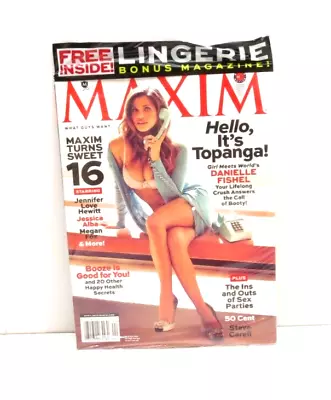 Maxim Magazine April 2013 Topanga Danielle Fishel SEALED Lingerie Bonus 50 Cent • $34.99