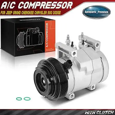 AC Compressor With Clutch For Jeep Grand Cherokee Dodge Challenger Chrysler 300 • $122.99