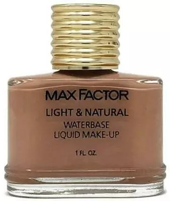 Max Factor Light & Natural Waterbase Liquid Make-up 1.0 1oz Creme Beige (Cool 4) • $11.50