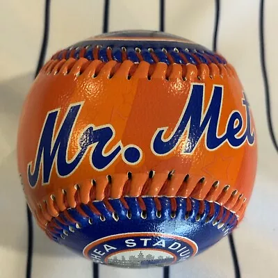 New York Mets Mascot Mr. Met Orange & Blue Franklin 2008 Souvenir Baseball Ball • $49.99