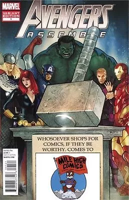 Avengers Assemble 1 Rare Variant Mile High Comics Promo Cover Thor Hulk Iron Man • $24