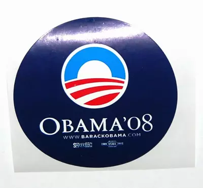 2008 BARACK OBAMA STICKER Bumper Campaign Pin Pinback Button Political President • $6.62