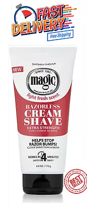 SoftSheen-Carson Magic Razorless Shaving Cream Hair Removal Extra Strength 6 Oz • $6.70