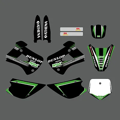 Motocross Team Graphics Decal Kit For Kawasaki KX85 KX100 2001 2002 2003-2013 • $62.69