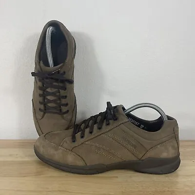 Mephisto Runoff Air Jet Men's Sneakers Shoes Brown Leather Size US 8 WORN ONCE!! • $69.95
