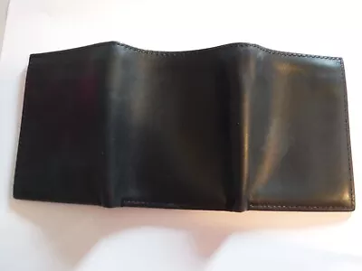 Samsonite Mens Leather Wallet Black Full Grain Tri-fold Royal Traveller Key • $14