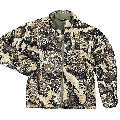 Nomad Hardfrost Veil Men's Medium Insulated Jacket Camo Full Zip Hunting • $54.52