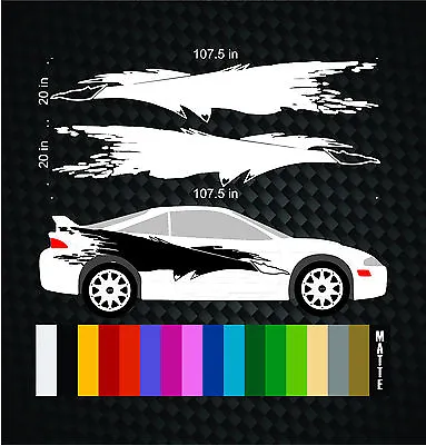 Mitsubishi Eclipse Vinyl Side Graphics Decal Sticker - Paul Walker Fast Furious • $174.99