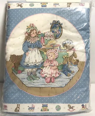 Vintage Cushion Cover Kit Homecraft Quilted 16” ‘Childs Toy Box’ Sealed • £9.99