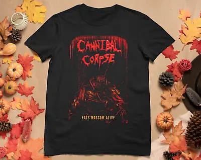 Cannibal Corpse Eats Moscow Alive Short Sleeve Black Unisex All Size AC017 • $23.74