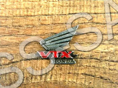 HONDA VTX VEST PIN MOTORCYCLES ~1  X 7/8  LAPEL HAT BADGE V-TWIN CUSTOM CRUISER • $12