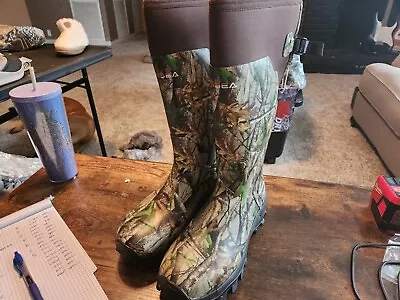 HISEA Men's Hunting Boots Neoprene Insulated Rain & Snow Muck Mud Working Sz 9.0 • $75