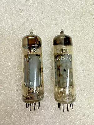 Mullard EL84 6BQ5 Pair Output Tubes Blackburn UK • $80