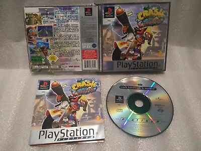 Crash Bandicoot 3 Warped Platinum PlayStation PS1 Game With Manual Free UK Post • £13.99