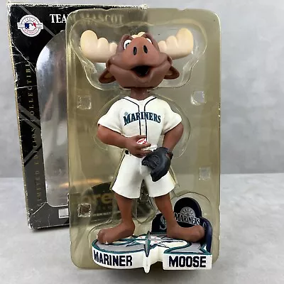 Forever Collectables Seattle Mariners Mariner Moose Mascot Bobblehead Figurine • $44.99