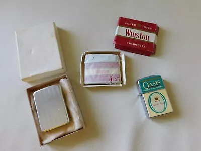 Vintage  Assorted  3-Cigarette Lighters / Displays (Collectors) 3 Same Day Ship • $25.99