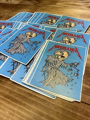 Vintage 90s New Old Stock Metallica Sticker Heavy Metal Punk Rock 3.5” X 4.5” • $4.99